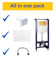 Duravit Soleil wandcloset all in one pack