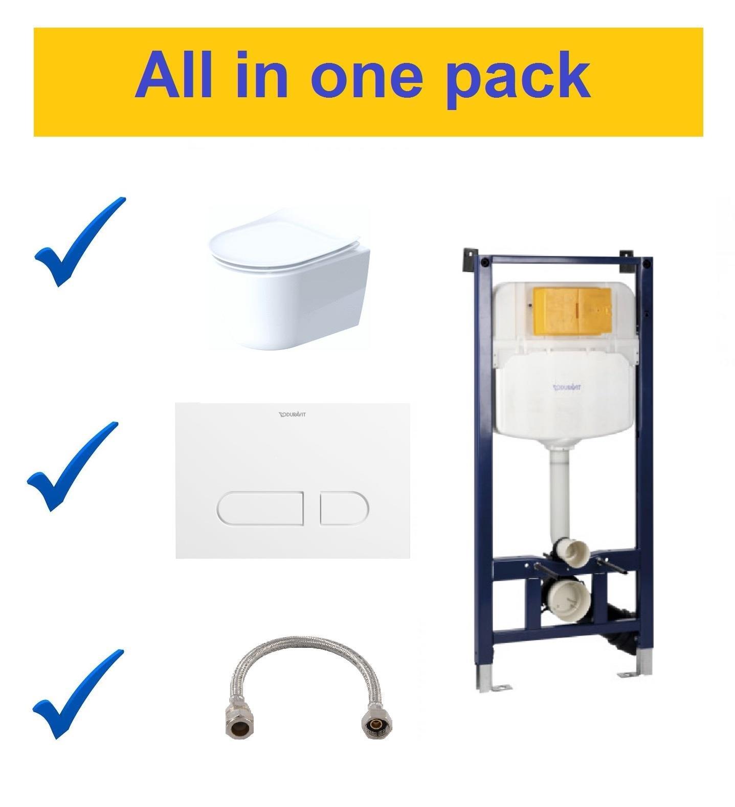 Duravit Soleil wandcloset all in one pack