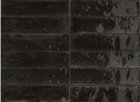 Wandtegel Old black 6 x 24